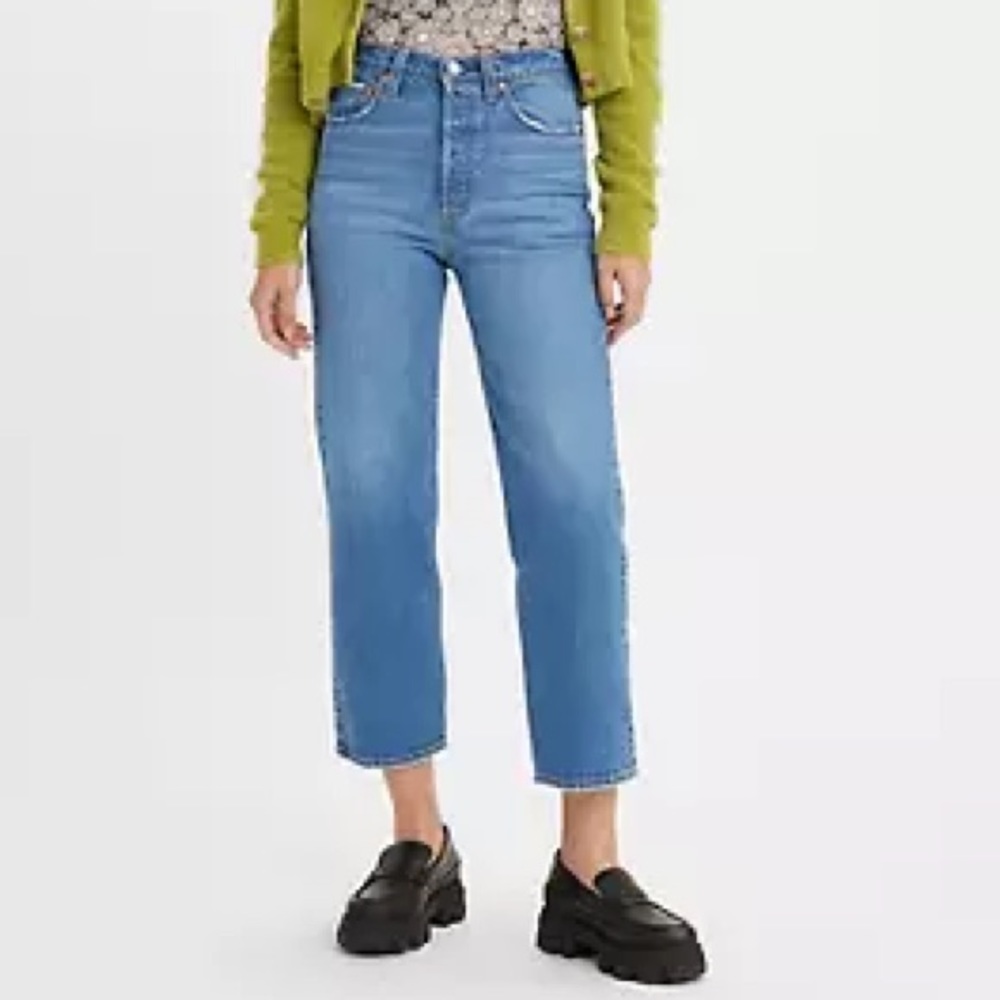 LEVI’S RIBCAGE ANKLE STRAIGHT JEANS